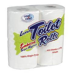 Cool & Cool Luxury Toilet Roll Pack (4 Pc.)