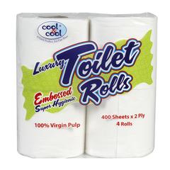 Cool & Cool Luxury Toilet Roll Pack (4 Pc.)