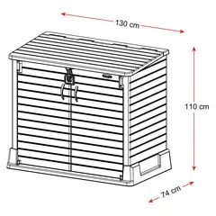 سقيفة تخزين سيدار جرين كوزموبلاست (1200 لتر)