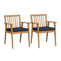 Scandinavian Teak Dining Chair, LV40-C1000 (2 Pc.)