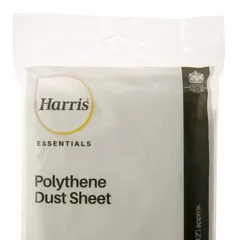 Harris Taskmasters Polythene Dust Sheet (3.7 x 3.7 m)