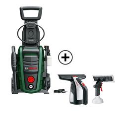 Bosch Universal Aquatak 135 High Pressure Washer (135 Bars) + Bosch GlassVac Solo Window Vacuum Cleaner