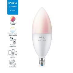 WiZ Colors Wi-Fi E 14 Candle LED Bulb, C37 (4.9 W, Tunable White)