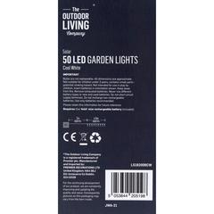 The Outdoor Living Company Solar 50 LED Garden Lights (Cool White)