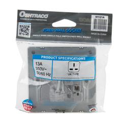 Oshtraco Wall Switched Socket W/Neon (13 Amp)