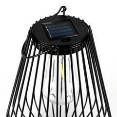 Solar Metal Wire Lantern W/ Handle (25 x 19.6 cm)