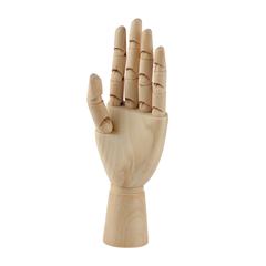 Mont Marte Wooden Left Hand Drawing Mannequin (7.50 x 25.4 cm)