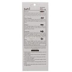 Sapri Series 67 Synthetic Gold Flat Paint Brush Set (4 Pc.)