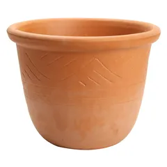 Glazed Terracotta Sparta Omega Plant Pot Generic (26 x 26 x 20 cm, Small)
