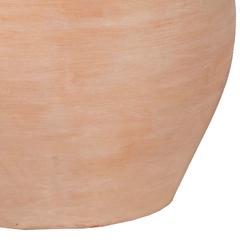 Glazed Terracotta Whitewash Belly Rim Plant Pot Generic (30 x 30 x 24 cm, Medium)