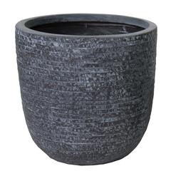 Glazed Terracotta Utah Egg Plant Pot Generic (25 x 25 x 25 cm, Small)