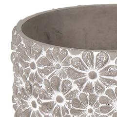 Glazed Terracotta Ciao Daisy Cylinder Plant Pot Set Generic (32 x 32 x 29 cm)
