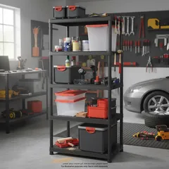 رفوف بلاستيكية 5 مستويات سكافال كيتر (90 × 60 سم)