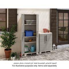 Keter Multipurpose Wood Grain Storage Cabinet (68 x 39 x 182 cm)