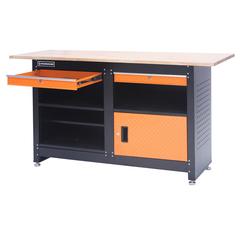 Magnusson Steel Fixed Work Bench W/Drawers (160 x 60 cm)