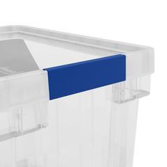 Form Xago Heavy Duty Plastic Stackable Storage Box W/Lid (28.8 x 38.9 x 20 cm, 15 L)