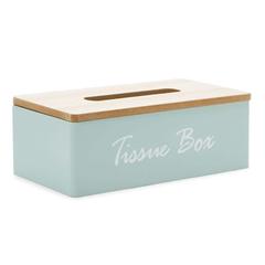 Orchid Wooden Tissue Box