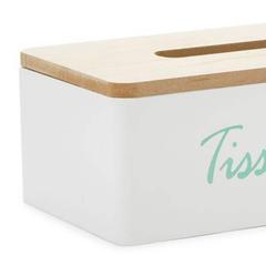 Orchid Wooden Tissue Box