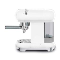 SMEG 50s Retro Style Espresso Coffee Machine, ECF01WHUK (1 L)