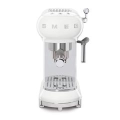 SMEG 50s Retro Style Espresso Coffee Machine, ECF01WHUK (1 L)