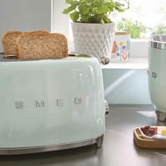 SMEG 50s Retro Style 2-Slice Toaster, TSF01PGUK (950 W)