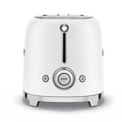 SMEG 50s Retro Style 2-Slice Toaster, TSF01WHUK (950 W)