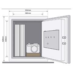 Yale Large Document Fire Safe, YFM/420/FG2