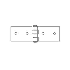 Suki Heavy Duty Steel Gate Hinge (18 x 3.5 cm)