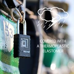 Master Lock Metal Heavy Duty Biometric Padlock (13.5 x 5.7 x 2.7 cm)