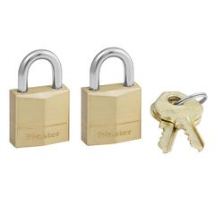 Master Lock Brass Padlock W/Keys (3.4 x 2 x 1 cm)