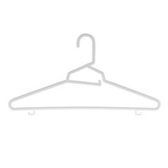 Plastic Hanger Pack (42 x 1.5 x 21.5 cm, 12 Pc.)