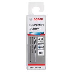 Bosch HSS PointTeq Metal Twist Drill Bit Pack (0.2 x 2.4 x 4.9 cm, 10 Pc.)