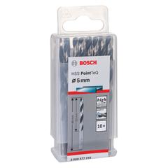 Bosch HSS PointTeq Metal Twist Drill Bit Pack (0.5 x 5.2 x 8.6 cm, 10 Pc.)
