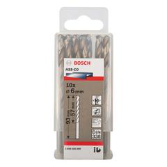 Bosch HSS-CO Metal Drill Bit Pack (0.6 x 5.7 x 9.3 cm, 10 Pc.)