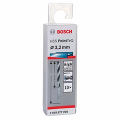 Bosch HSS PointTeq Metal Twist Drill Bit Pack (0.32 x 3.6 x 6.5 cm, 10 Pc.)