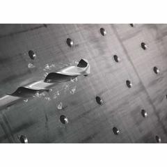 حزمة لقم ثقب معادن لولبية من فولاذ سريع القطع بوينت تك بوش (0.35 × 3.9 × 7 سم، 10 قطع)