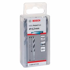 Bosch HSS PointTeq Metal Twist Drill Bit Pack (0.42 x 4.3 x 7.5 cm, 10 Pc.)