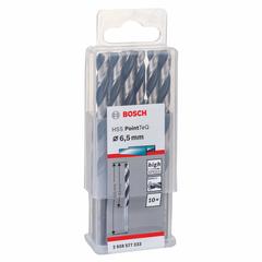 Bosch HSS PointTeq Metal Twist Drill Bit Pack (0.65 x 6.3 x 10.1 cm, 10 Pc.)