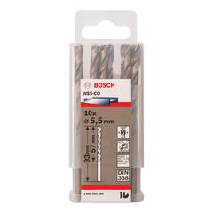 Bosch HSS-CO Metal Drill Bit Pack (0.55 x 5.7 x 9.3 cm, 10 Pc.)