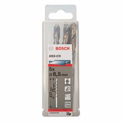 Bosch HSS-CO Metal Drill Bit Pack (0.85 x 7.5 x 11.7 cm, 5 Pc.)