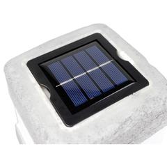 ضوء ديكور ليد مدمج محجر SS0089-1 يعمل بالطاقة الشمسية (أبيض دافئ، 12.5 × 12.9 سم)