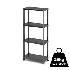 4-Tier Polypropylene Shelf (30 x 60 x 135 cm)