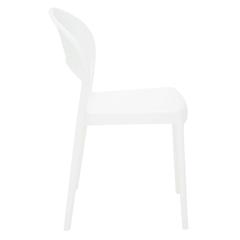 Tramontina Sissi Summa Polypropylene & Fiberglass Closed Backrest Armchair (43.5 x 80 x 52.5 cm)