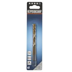 Erbauer HSS Drill Bit Pack (11.9 x 0.4 cm, 2 Pc.)