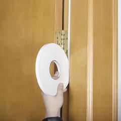 Diall Rubber Foam Self Adhesive Draught Seal (9 mm x 10 m)