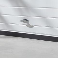Diall Aluminium & TPR Self Adhesive Garage Draught Seal (70 mm x 2.5 m)