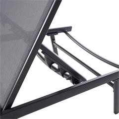 كرسي تشمس ألمنيوم جود هوم ألونا (190 × 60 × 88 سم)