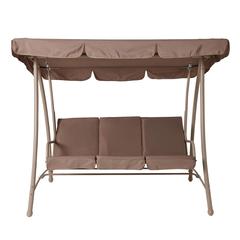 Monte Carlo 3-Seater Metal Swing (211 x 120 x 167 cm)