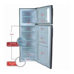 Nobel Double Door Refrigerator, NR200DFSS (168 L)