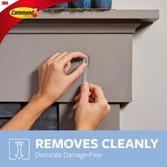 3M Command Mini Clear Hook W/ Strip Holiday Pack